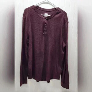 GAP HENLEY BURGUNDY XL EXCELLENT CONDITION